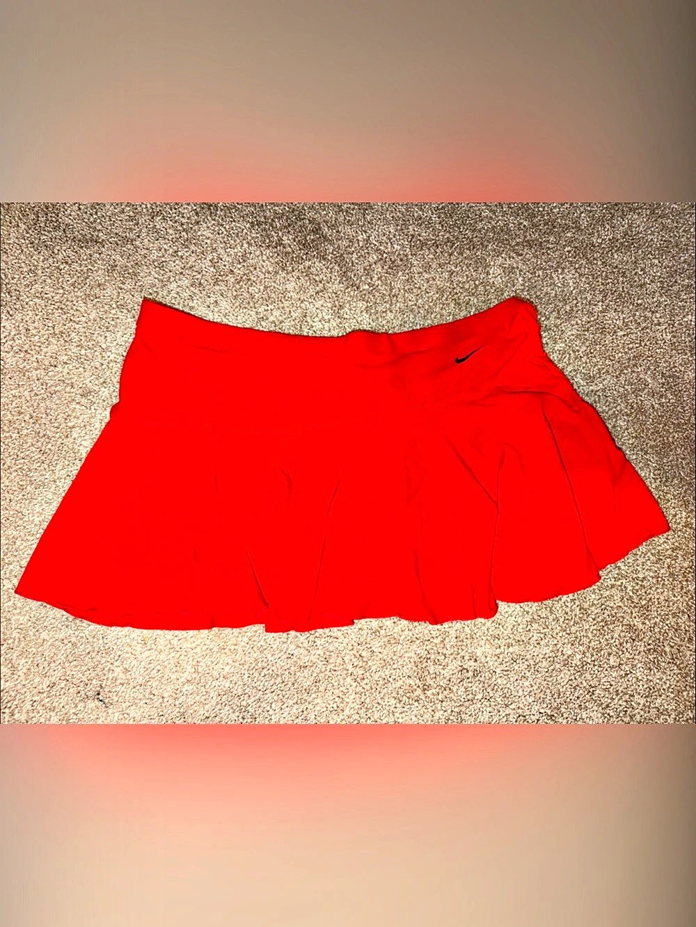 Nike Dri-FIT Athletic Pleated Skort Red Medium